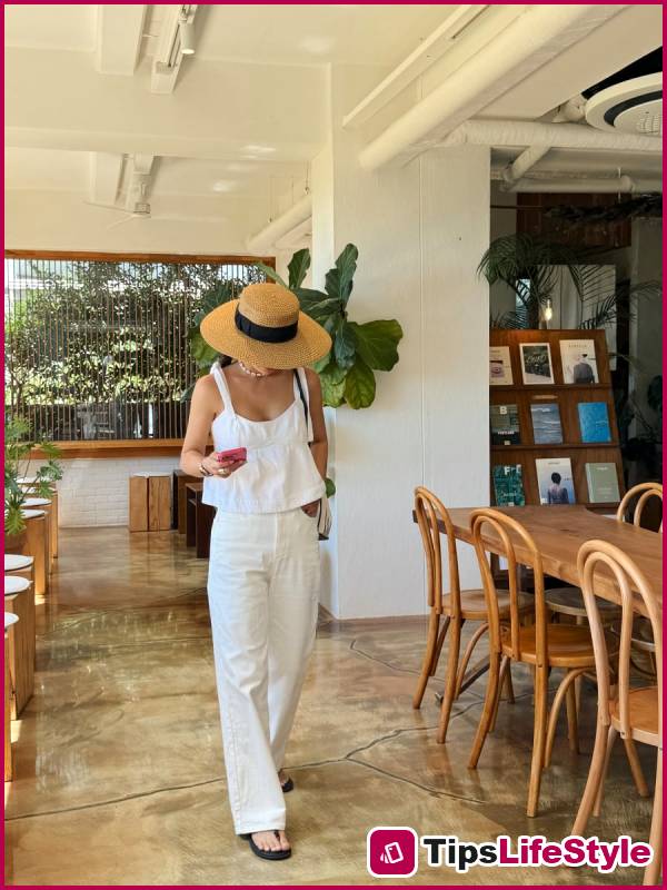 images 2 of 5 summer outfit formulas to help women over 40 maintain a youthful and elegant look.