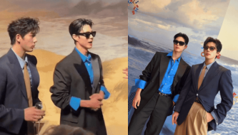 Park Bo Gum was overshadowed by a handsome Chinese man at the Celine event.