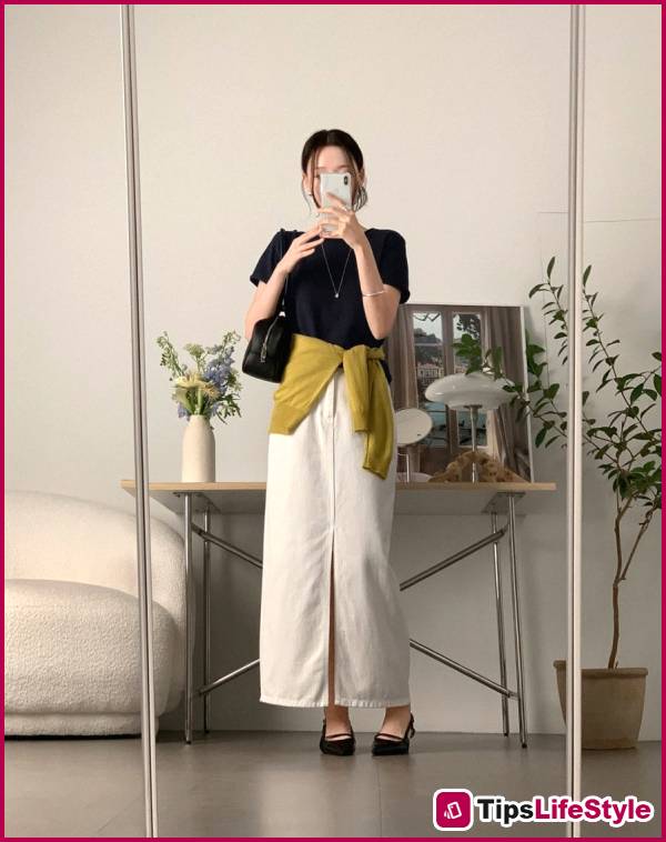 images 3 of 4 ways to style bright-colored skirts to elevate your summer look.