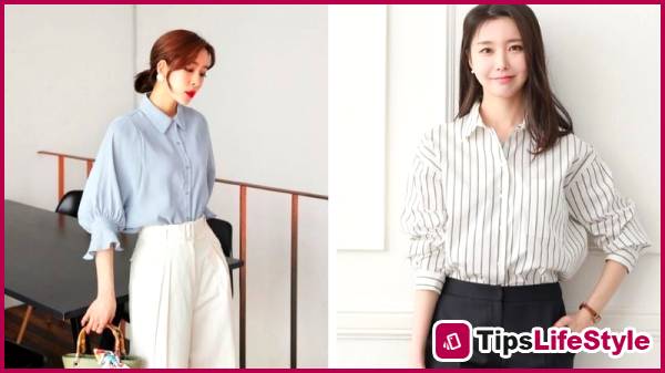 images 1 of 4 ways to style trousers in summer for women in their 30s: elegant, cool, and still attractive.