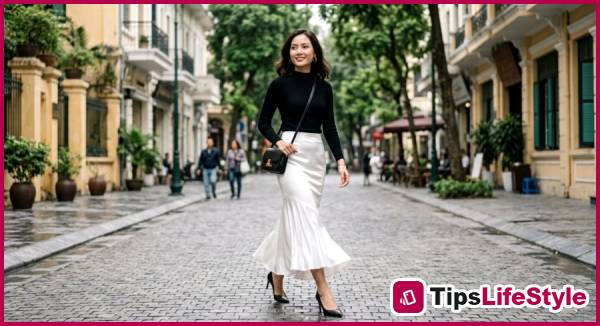 images 1 of Black and white silk dresses are trending in 2026: Wearing them correctly looks elegant, wearing them incorrectly can easily reveal your figure.