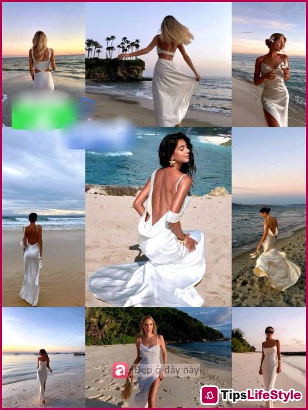 images 1 of Why is a white dress always a top choice for the beach?