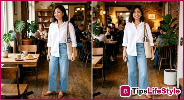 images 3 of Wide-leg jeans: 4 outfit ideas that are sure to look great in summer.