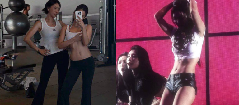 PT posted the latest photo showing off Jennie's waistline, revealing that she had to give up one thing to get those toned abs.