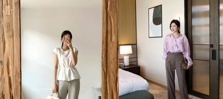 4 ways to style a shirt and wide-leg pants to keep your look fresh and elegant.