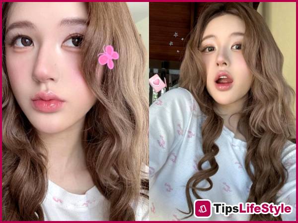 images 1 of Zhao Lusi continuously creates a sensation with a series of skin-enhancing hair colors; each change elevates her beauty.