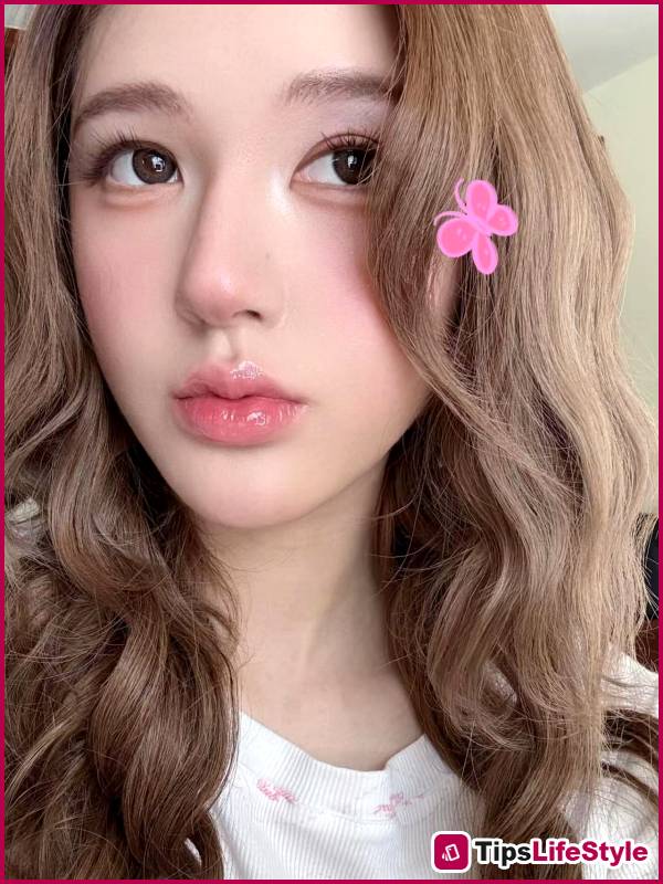 images 5 of Zhao Lusi's cheeks are flushed as if she's drunk.